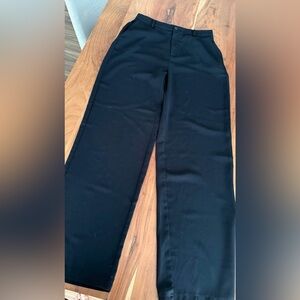 2 pairs of black wide legs pants